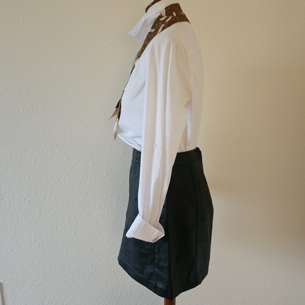 Zac & Rachel Womens Classic White Button Down M - Picture 7 of 7